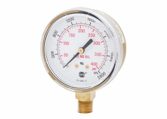 GAUGE,63MM 400 PSI ST GOLD