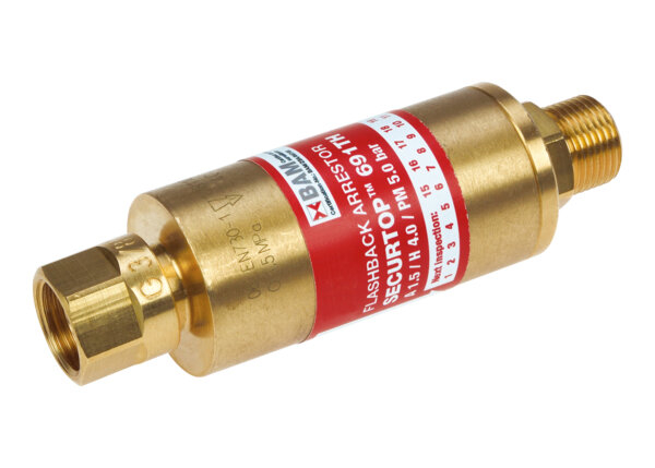 Flash Back Arrestor SECURTOP 691 TH - Fuel Gas