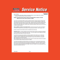 SERVICE NOTICE SN2045 