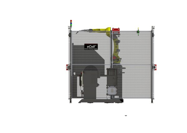 AD2530-4 eCell HS FANUC Water-Cooled Robotic Welding System Left Side Render