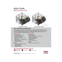 eCell Robotic Welding System Data Sheet (FANUC Arms)