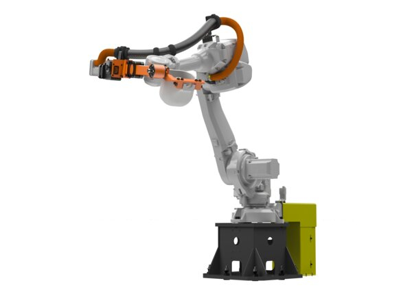 Rimrock 7th Axis Robotic Ladle with ABB IRB 4600-60_2.05 Robot - Left Hero Render