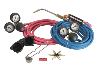 WELDING KIT WITH MINIREG FOR SMALL CYLINDER