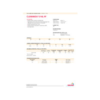 Clearinox F 316L Product Info