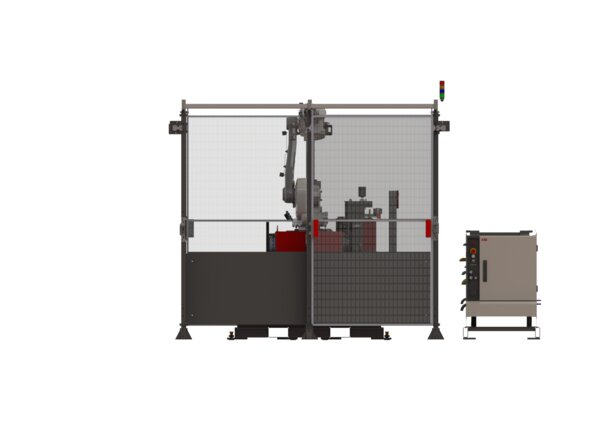 AD2532-4 eCell HS ABB Water-Cooled Robotic Welding System Front Side Render