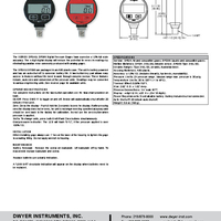 INST-SHEET,DWYER DPGA SPGW DIG GAUGE