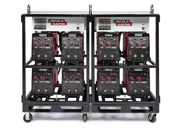 Flextec 350X Construction Multi-Process Welders (4-Pack Rack-B)