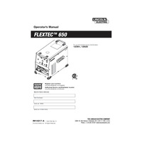 Flextec 650 Instruction Manual