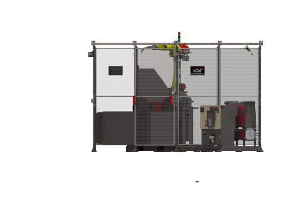 AD2530-4 eCell HS FANUC Water-Cooled Robotic Welding System Left Hero Render