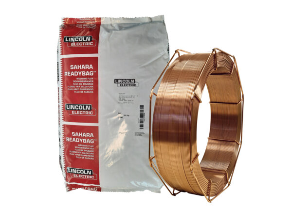 Flux bag and submerged arc coil