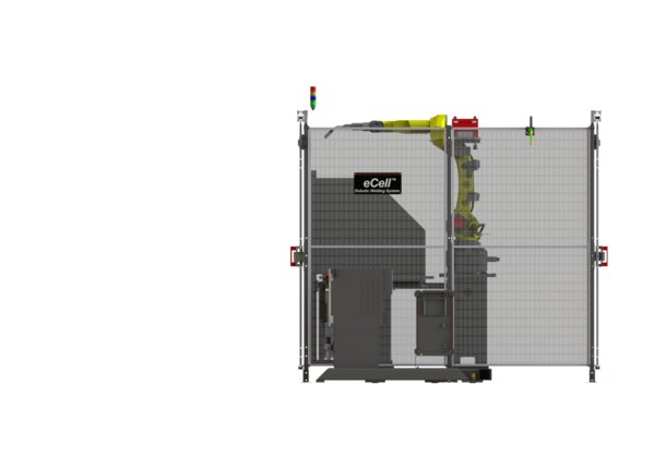 AD2530-1 eCell FT FANUC Air-Cooled Robotic Welding System Left Side Render