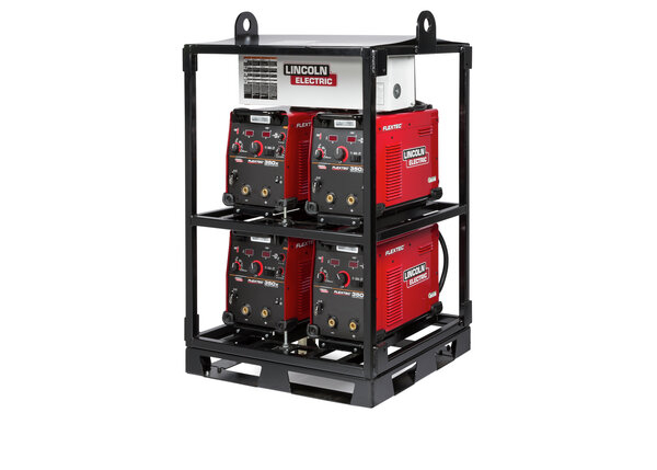 Flextec 350X Construction Multi-Process Welders (4-Pack Rack-B)