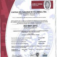 ISO9001 - LINCOLN SOLDADURAS DE COLOMBIA.pdf