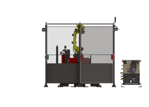 AD2530-3 eCell HS FANUC Air-Cooled Robotic Welding System Front Side Render