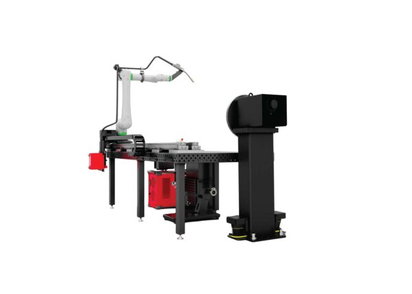 AD2650-1 Cooper Adapt Air-Cooled Welding Cobot System with Headstock Positioner Back Right Hero Render