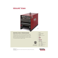 Idealarc DC600 Product Info