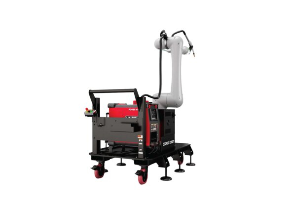AD2630-1 Cooper CRX-30iA Air-Cooled Welding Cobot Cart System Back Left ISO Render