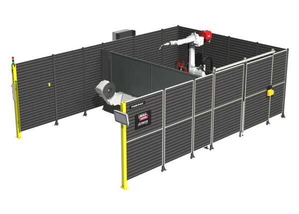 Fab-Pak XHS-RM Robotic Welding System Render (2000mm)