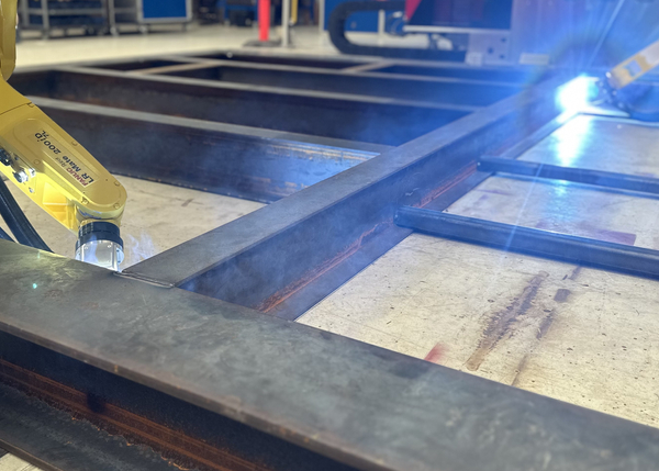 Inrotech-MicroTwin Robotic Welding System on Data Center Skid 