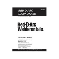 Red-D-Arc D300K 3-3 Instruction Manual