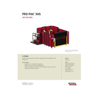 Pro-Pak XHS Standard Robotic Welding Cell Data Sheet