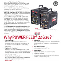 Power Feed 22 and 26 Brochure