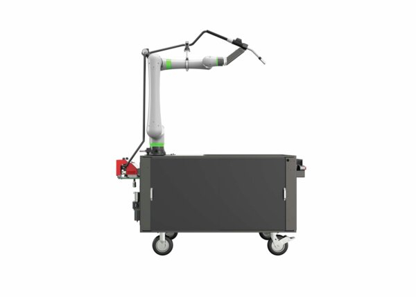 AD2489-16 Cooper CRX-10iA/L Air-Cooled Wire-Break Welding Cobot Cart Right Side Render