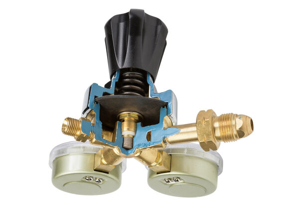 Teaching Aid Cutaway Harris Gas Regulator