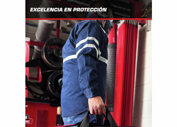 CAMISOLA PARA SOLDADOR -MEZCLILLA/REFLEX