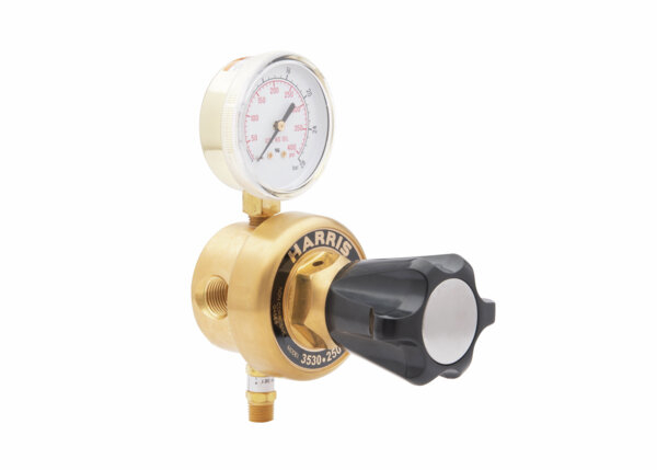 Model 3530-250 1/2 in. NPTF-Inlet-Outlet High-Flow Single Gauge In-Line ...