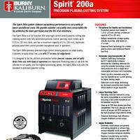 Spirit 200a Precision Plasma Cutting System 