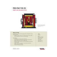 Pro-Pak FHS-SS Standard Robotic Welding Cell Data Sheet