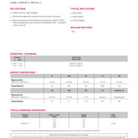 Weartech Cobalt WT-1 GMAW-C Product Info