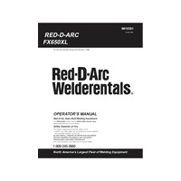 Red-D-Arc FX650XL Instruction Manual