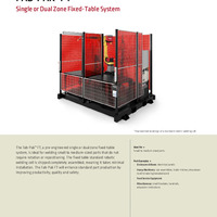 Fab-Pak FT Single or Dual Zone Fixed-Table System Robotic Welding Cell Product Info