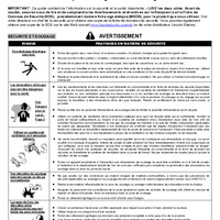 Safe Use Guide - Submerged Arc Flux (French)