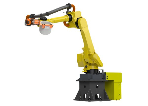 Rimrock 7th Axis Robotic Ladle with FANUC M-710iC_70 Robot - Left Hero Render