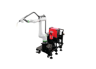 AD2630-3 Cooper CRX-30iA Aluminum Welding Cobot Cart System Left ISO Render