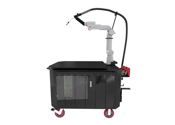 AD2501-5 Cooper GoFa-10 Air-Cooled Welding Cobot Cart Front Render