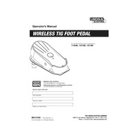 Wireless TIG Foot Pedal Instruction Manual