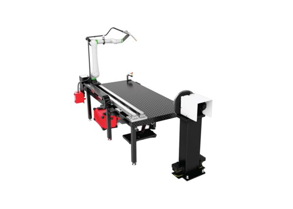 AD2650-2 Cooper Adapt Water-Cooled Welding Cobot System with Headstock Positioner Left ISO Render