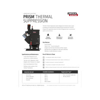 Prism Thermal Suppression - Mitigate Risk of Thermal Events
