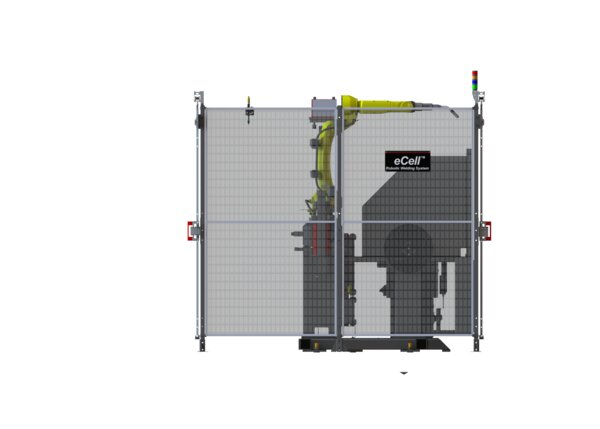 AD2530-4 eCell HS FANUC Water-Cooled Robotic Welding System Right Side Render