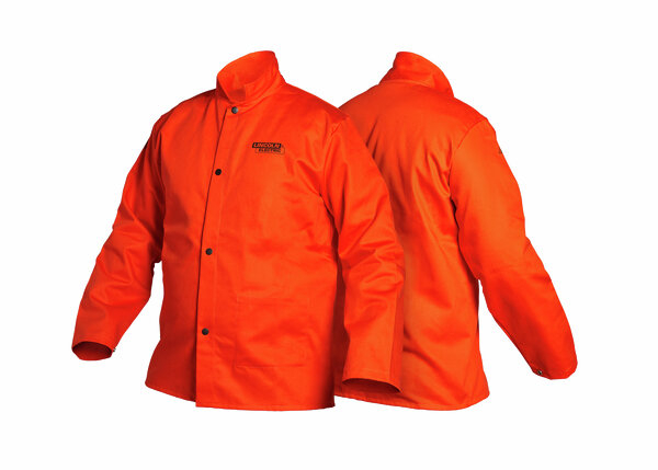 Traditional FR Cloth Welding Jacket - Orange