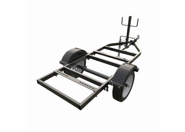 K2635-1_Small Two Wheel Road Trailer with Duo Hitch