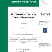 ISO 14001 LE Cleveland Operations