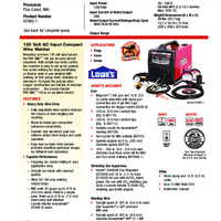 PRO MIG 140 Product Info
