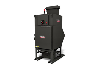 PrismCompact (10 HP 5000 CFM) 4 Vertical Filter Fume Extraction Unit with Inlet Down and Thermal Protection