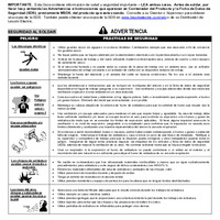 Safe Use Guide - Submerged Arc Flux (Spanish)