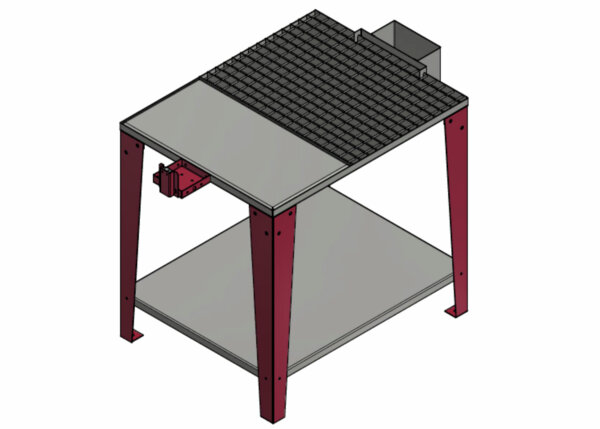 Braze welding table